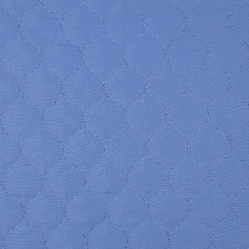 Double face/stepped stof Lavendel blauw