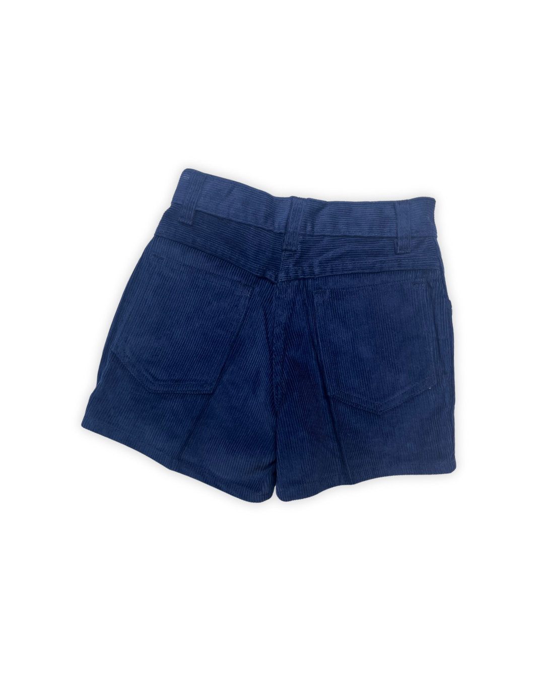 Short in ribfluweel fel blauw maat 140
