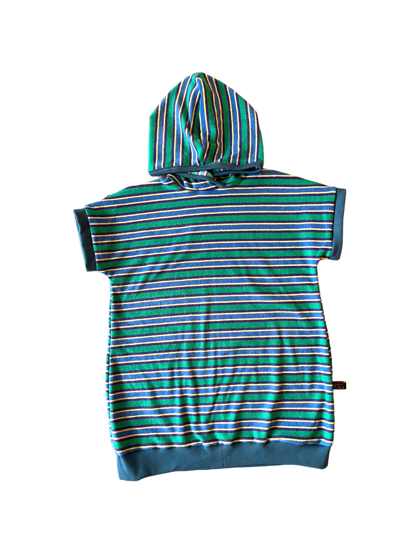 Sponsen zwembad poncho (diverse gestreepte kleuren)