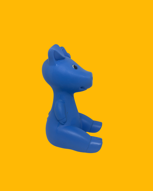 Vintage Ikea spaarvarken blauw