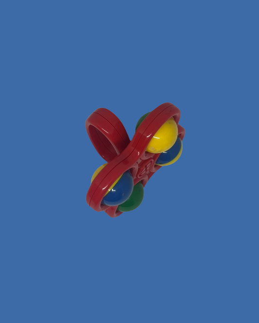 Rammelaar met 4 balletjes