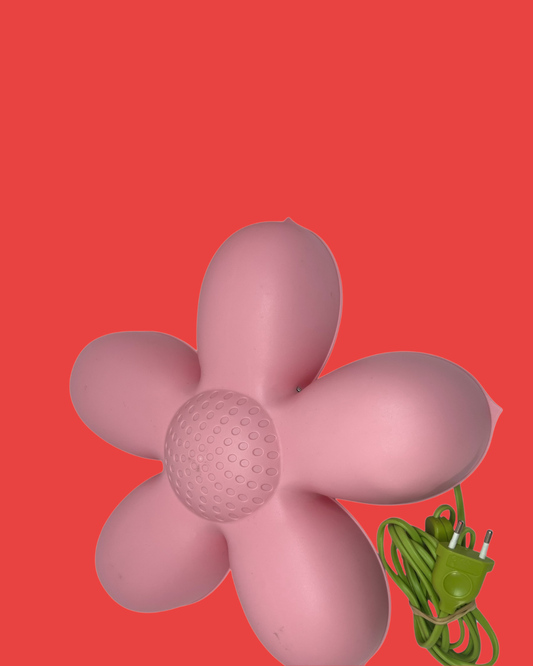 Vintage Ikea wandlamp bloem