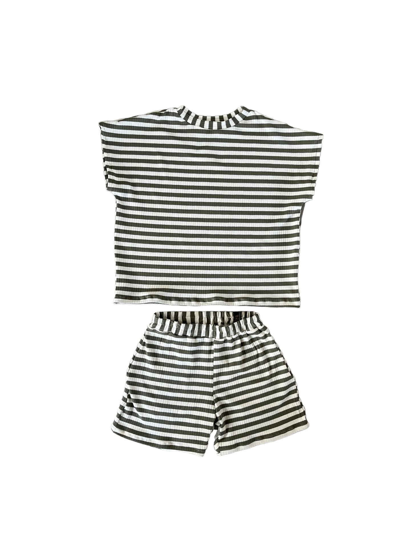 Olive Striped Stoere Set