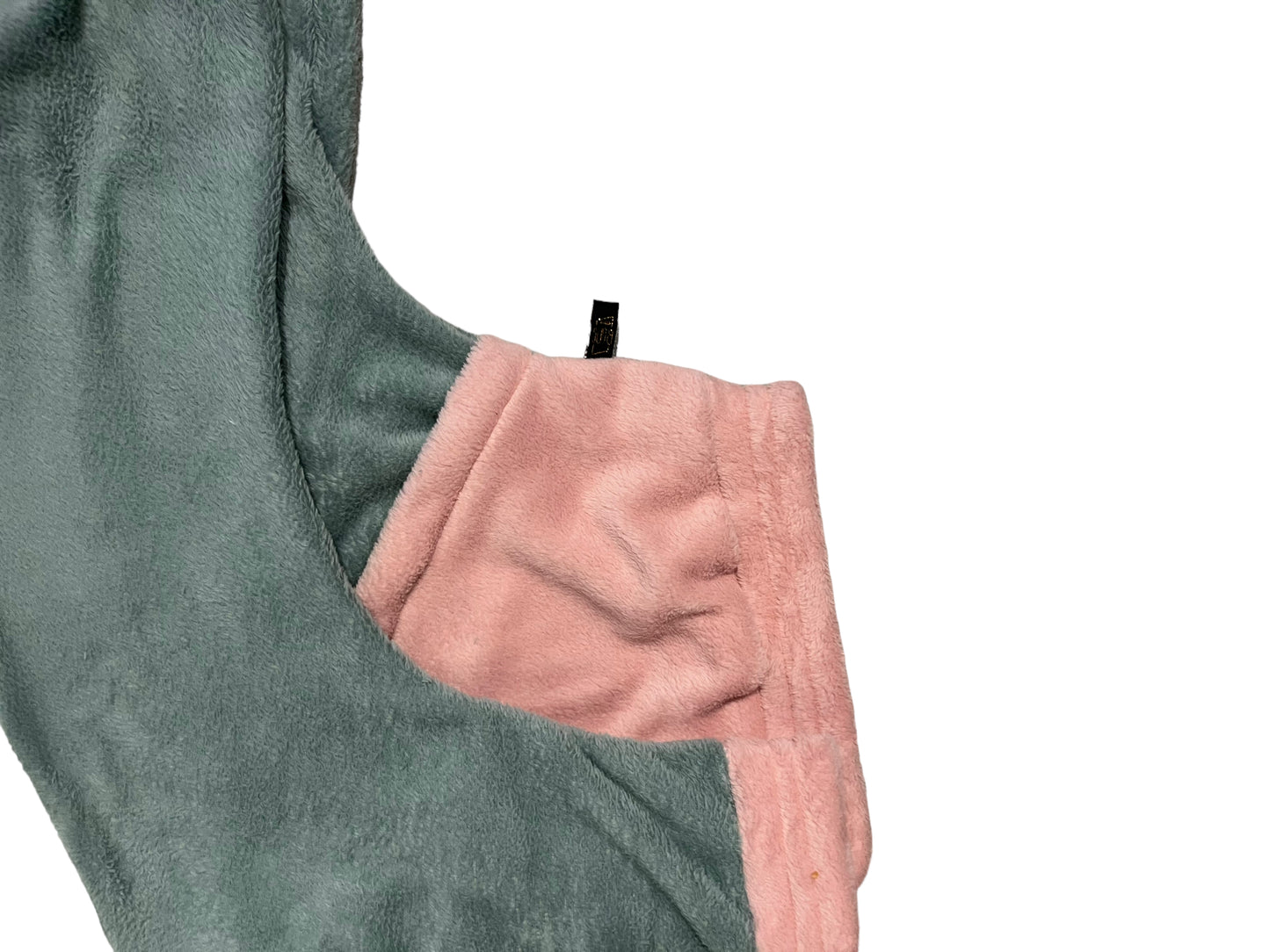 V colour sweater oud groen