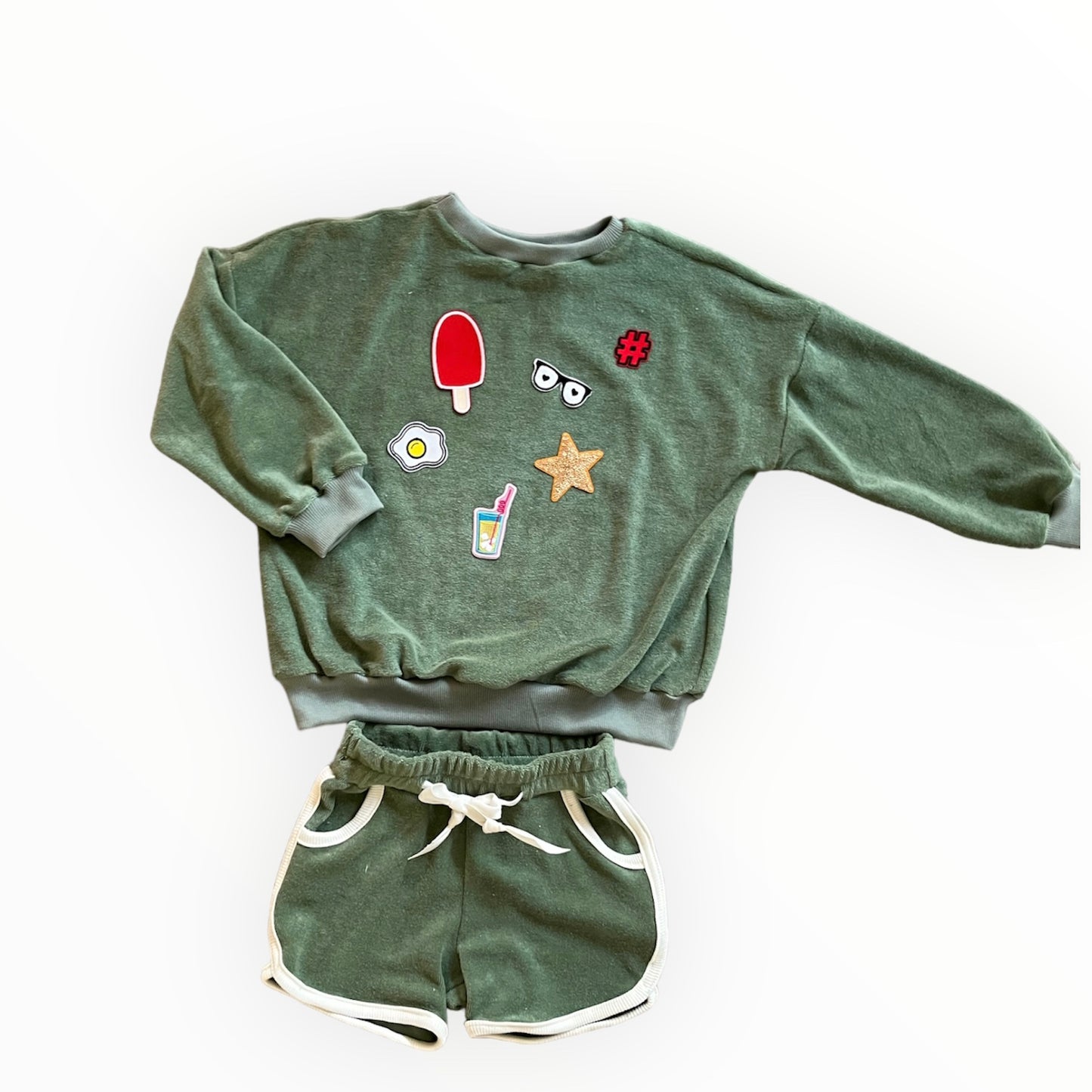 Sponsen shortje kids (diverse effen kleuren)