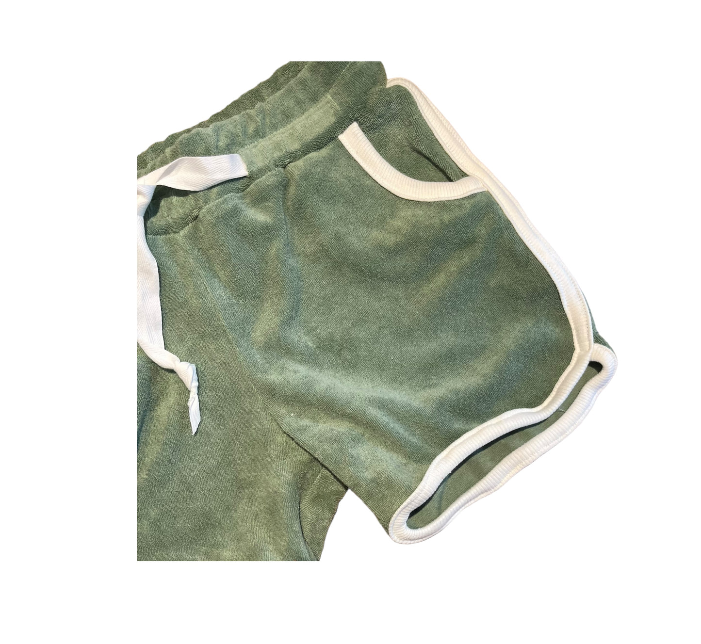 Sponsen Short M oud groen