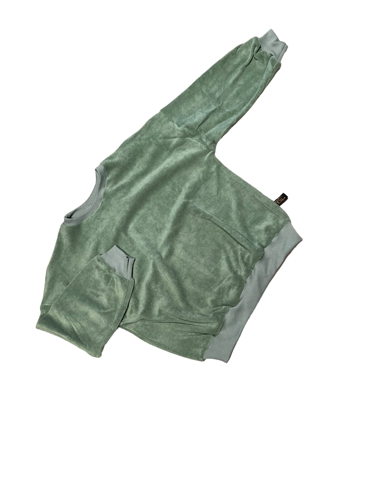 Sponsen sweater XS oud groen
