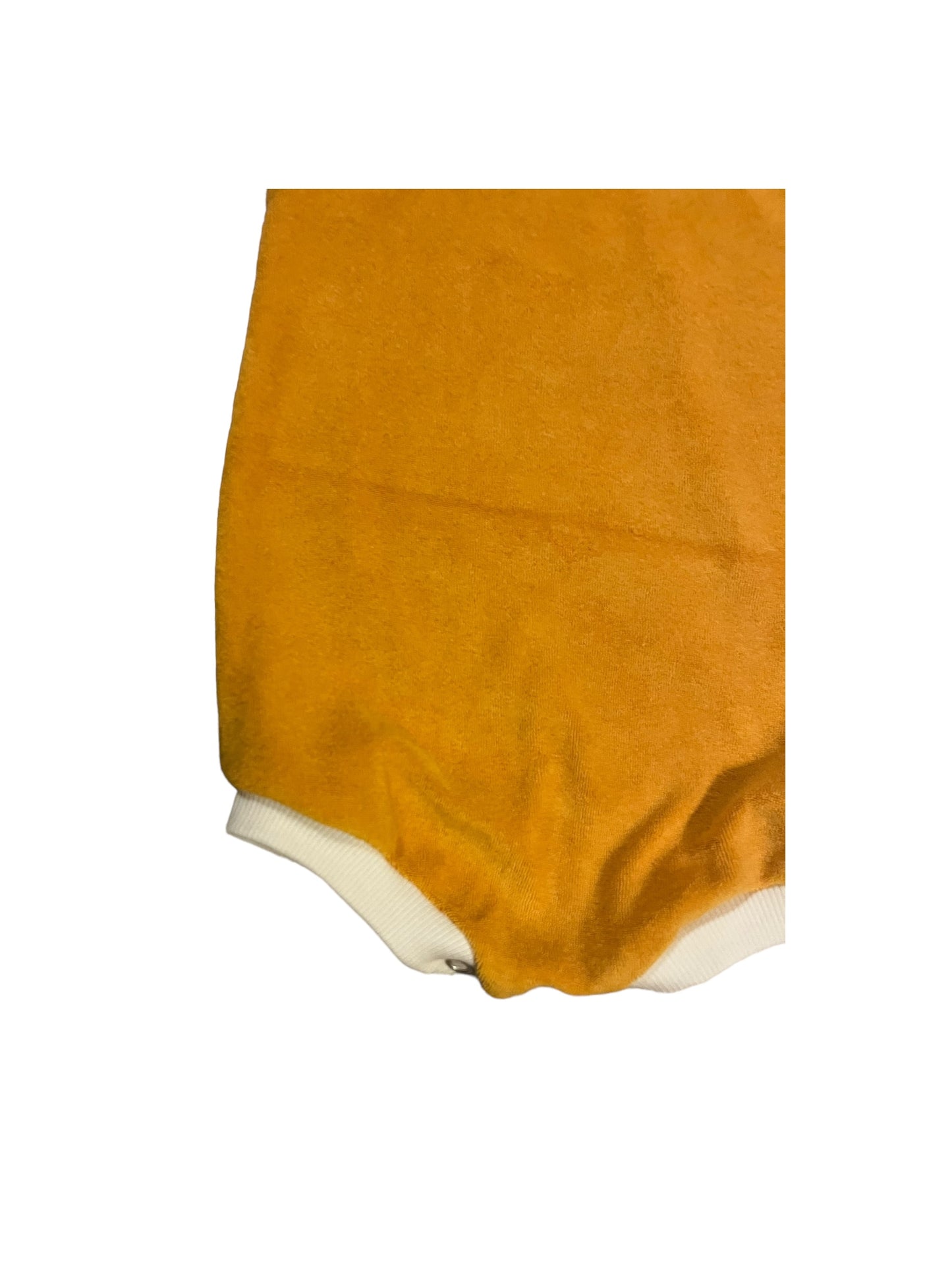 Zomerse romper 18 maand okergeel