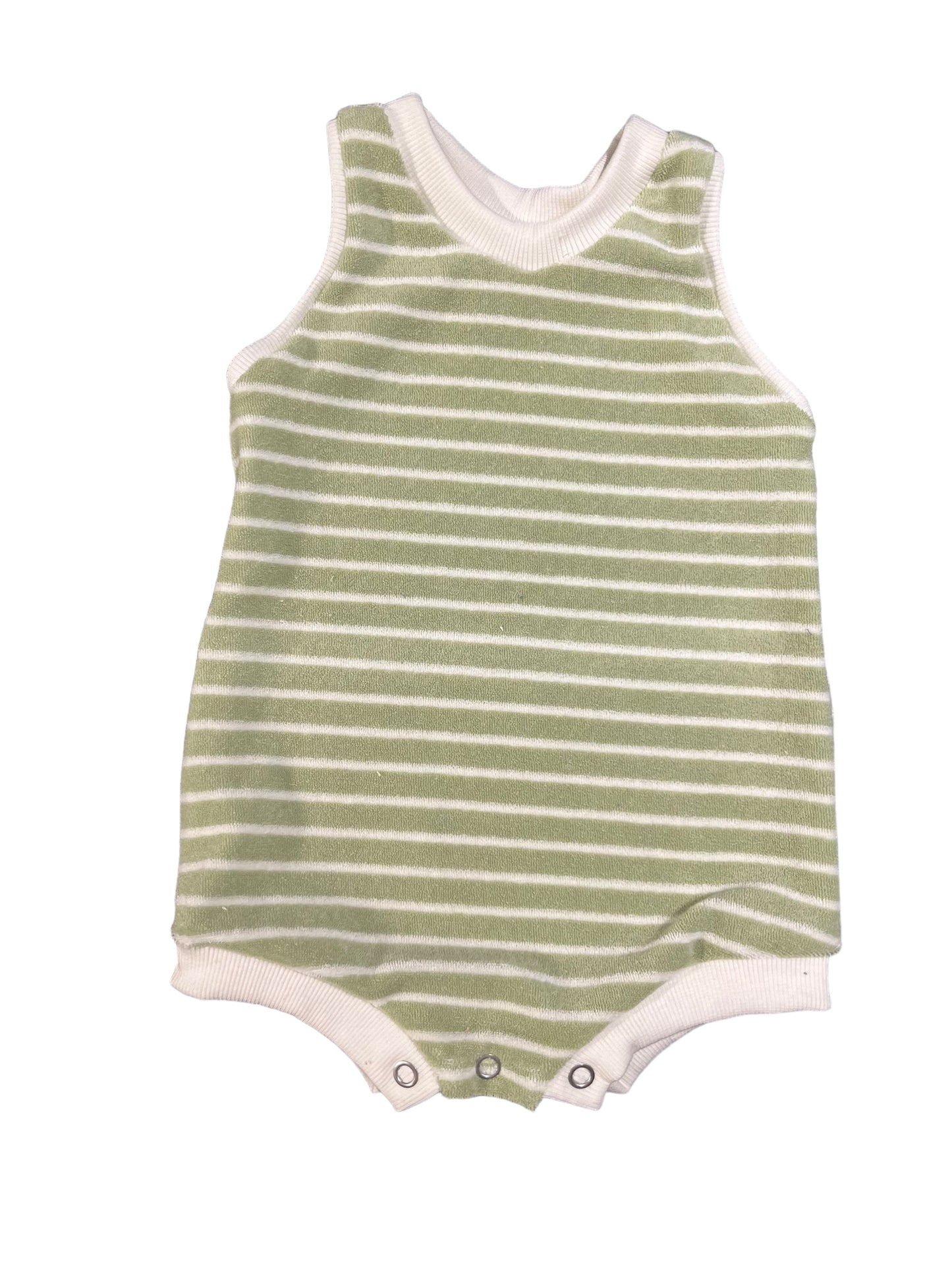 Zomerse romper 2 jaar roze wit gestreept