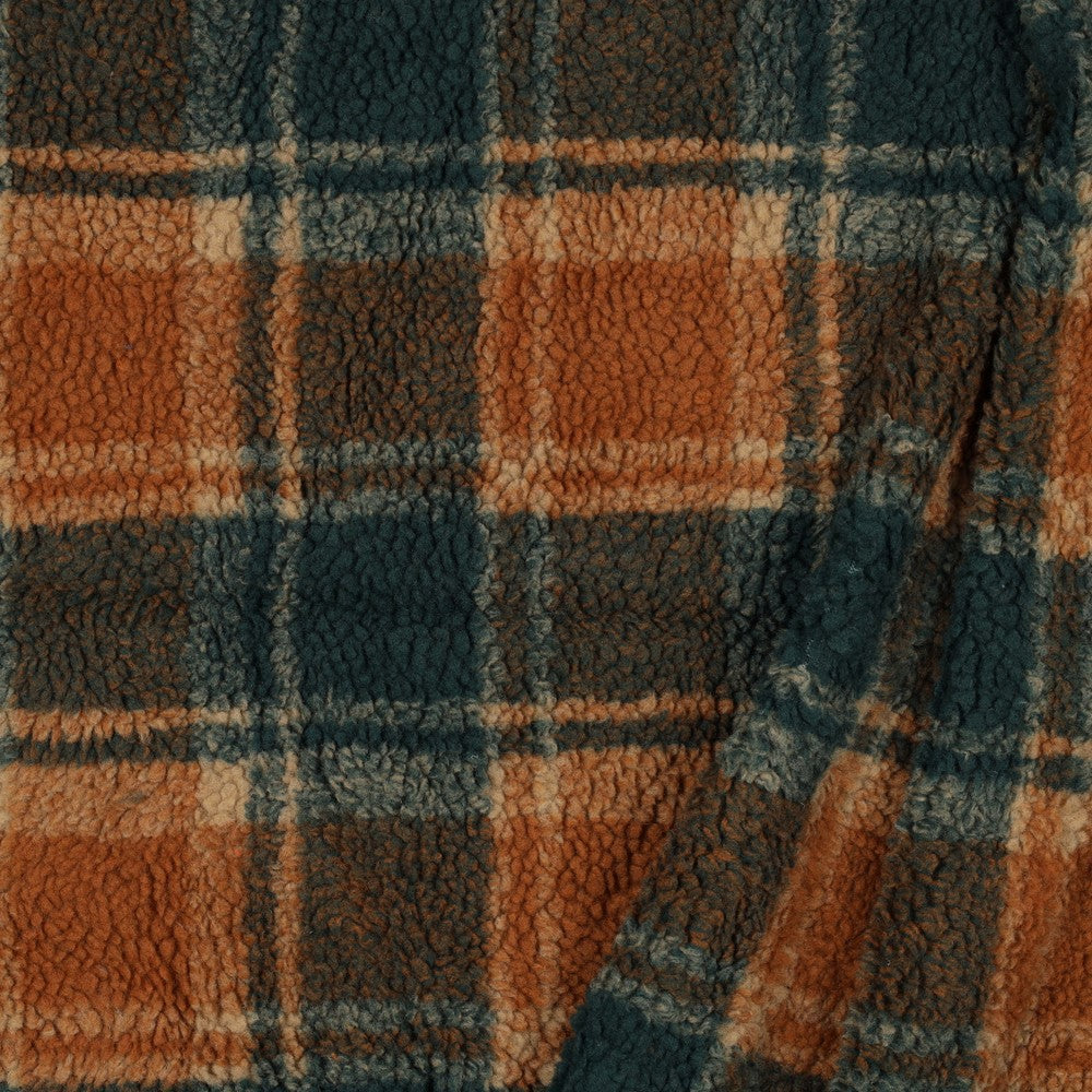 Teddy check green