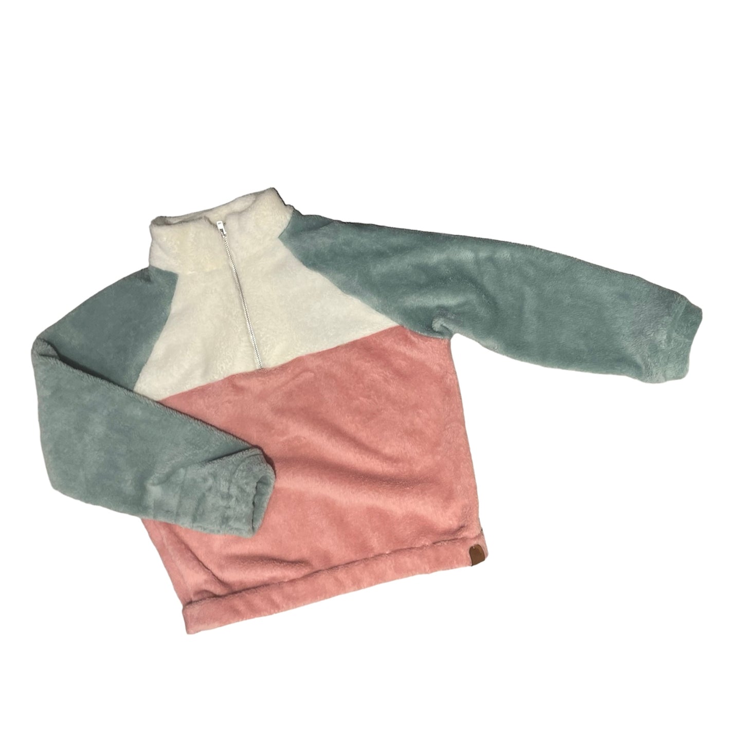 Oud roze Colourblock Sweater 4y