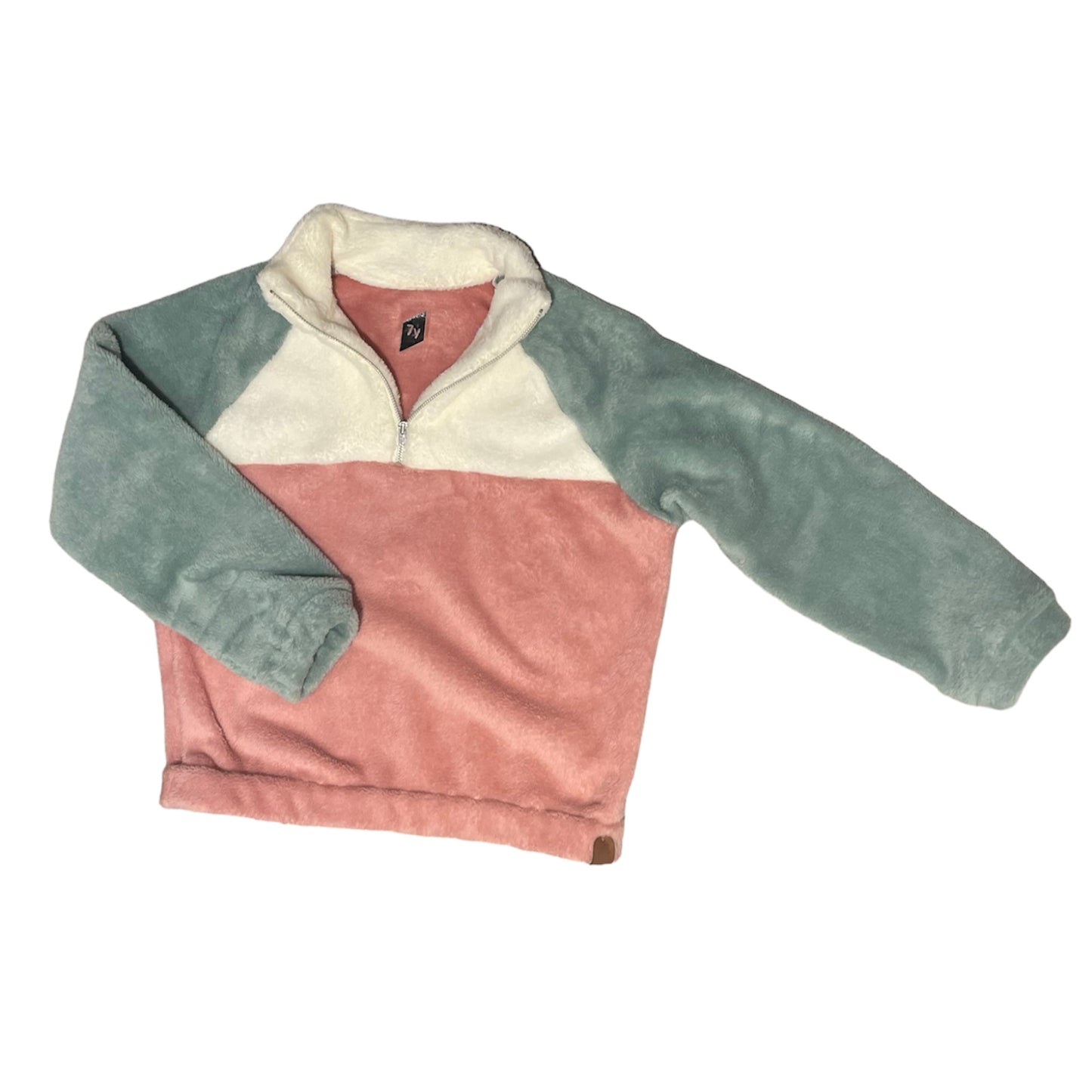 Oud roze Colourblock Sweater 4y
