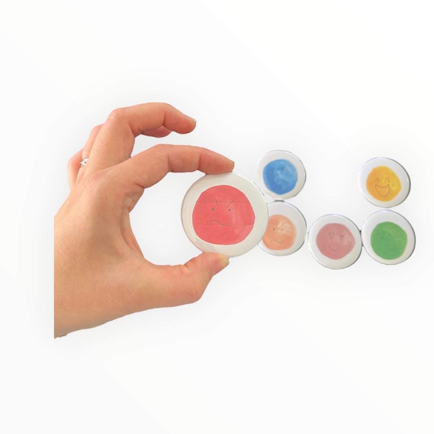 Pakket 6 magneten - humeur (56mm)