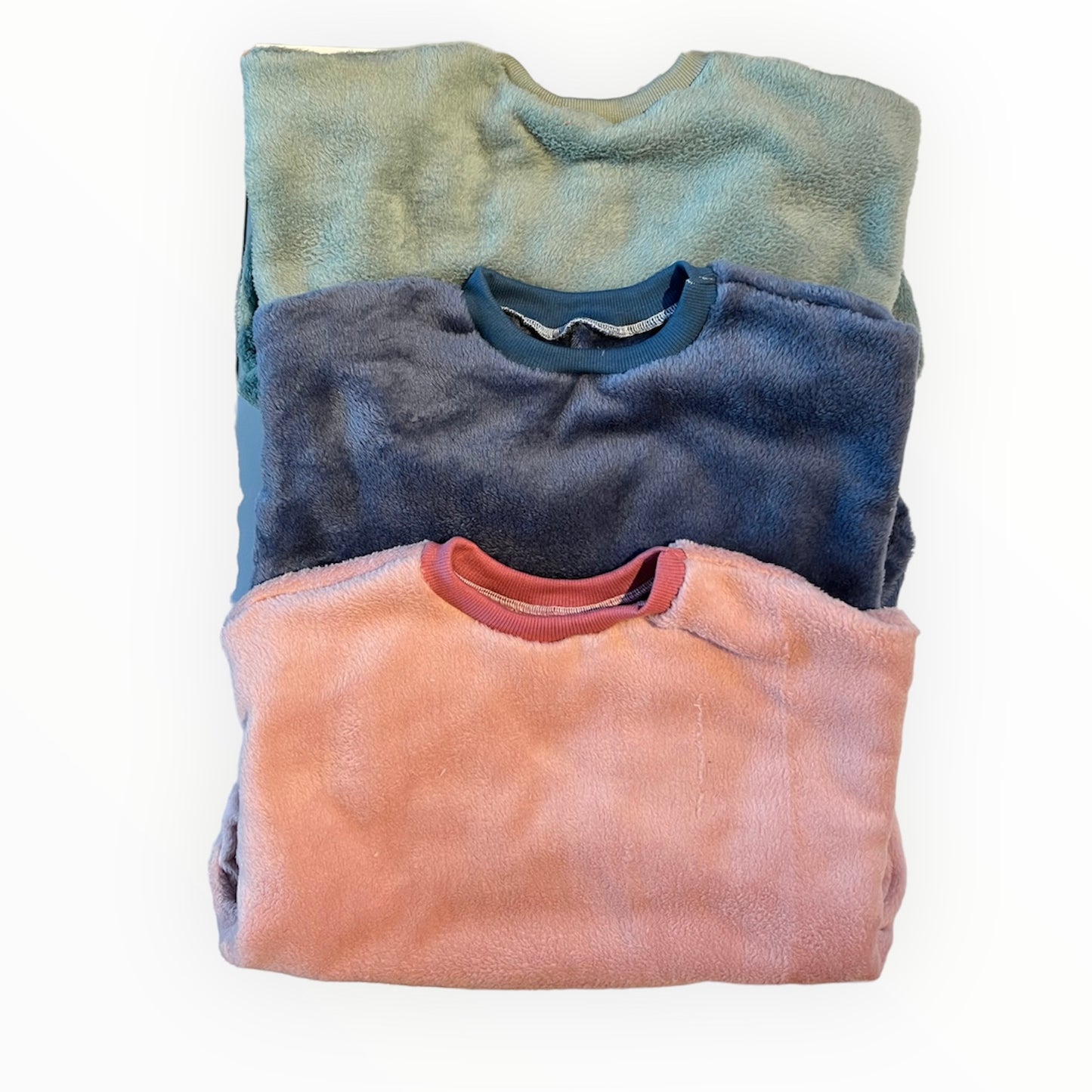 Unicolor Sweater Oud Groen