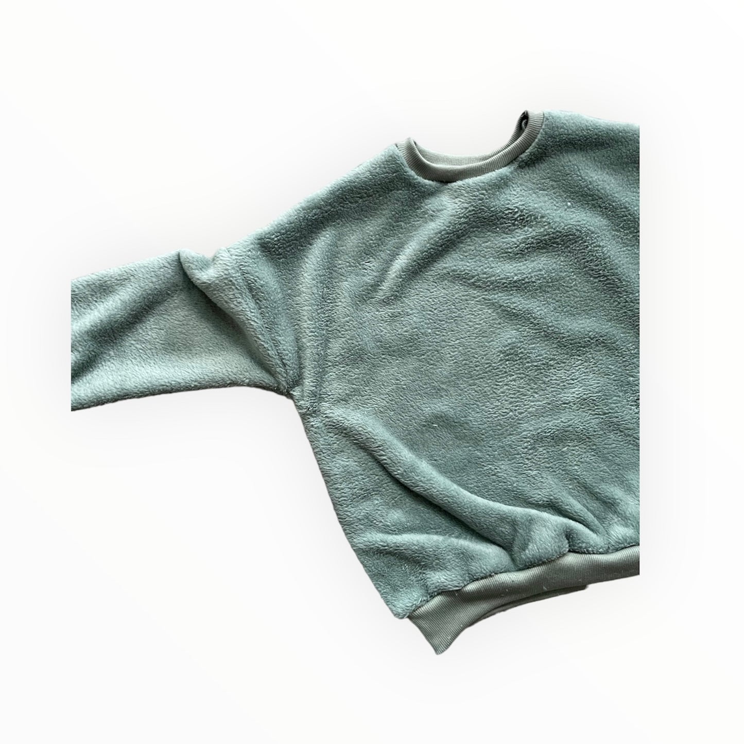 Unicolor Sweater Oud Groen
