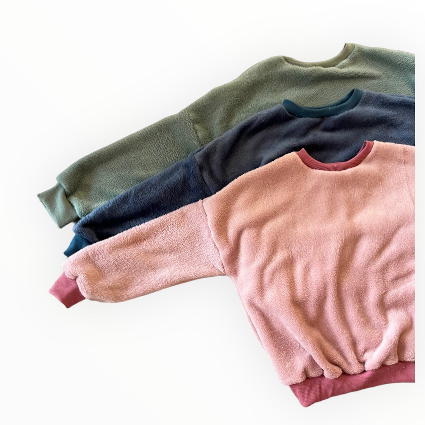 Unicolor Sweater Oud Groen