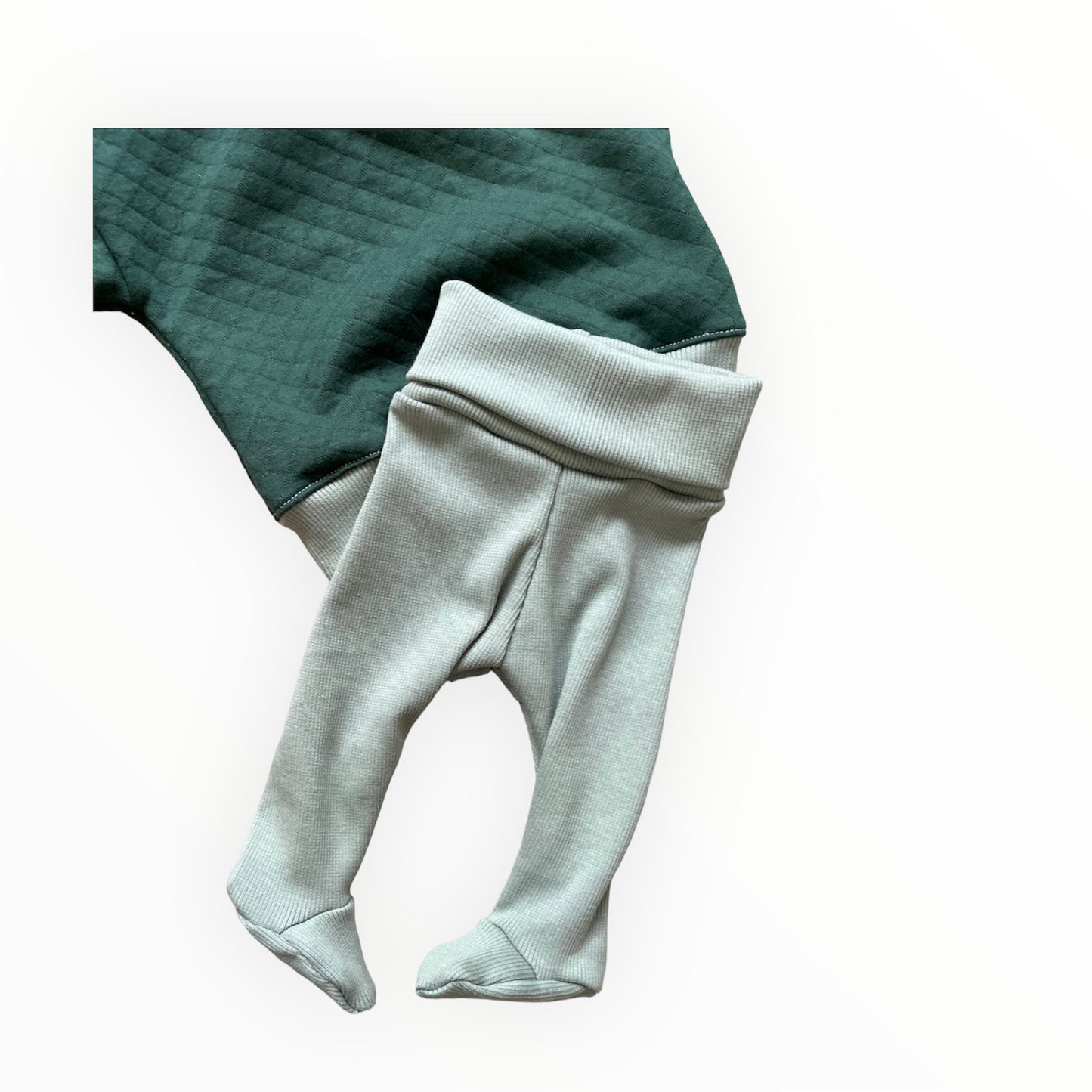 Baby home wear groen 1 maand