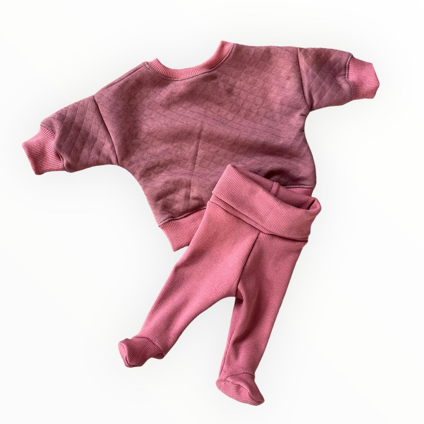 Baby home wear roze 0 maand