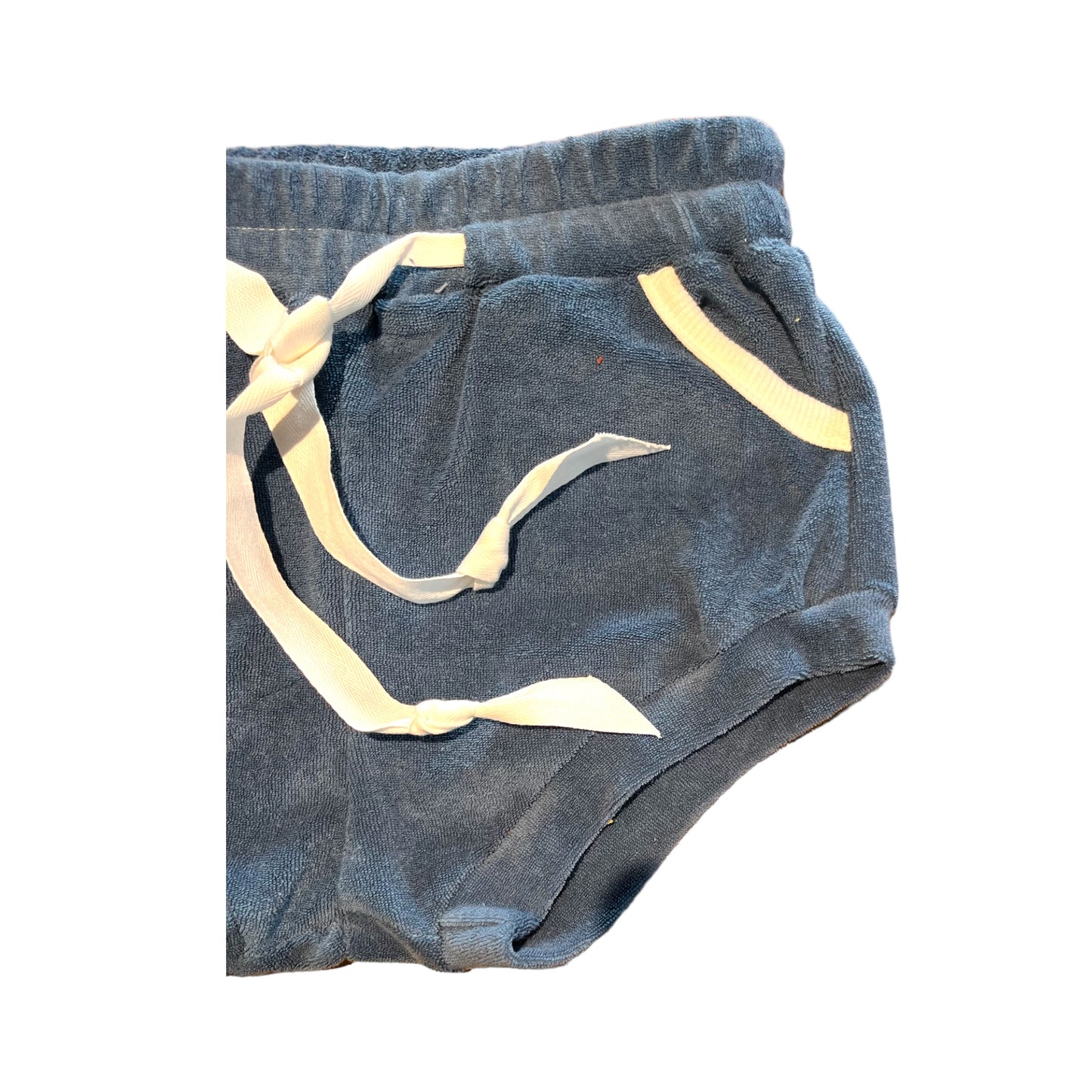 Blauw shorty shortje 7 y