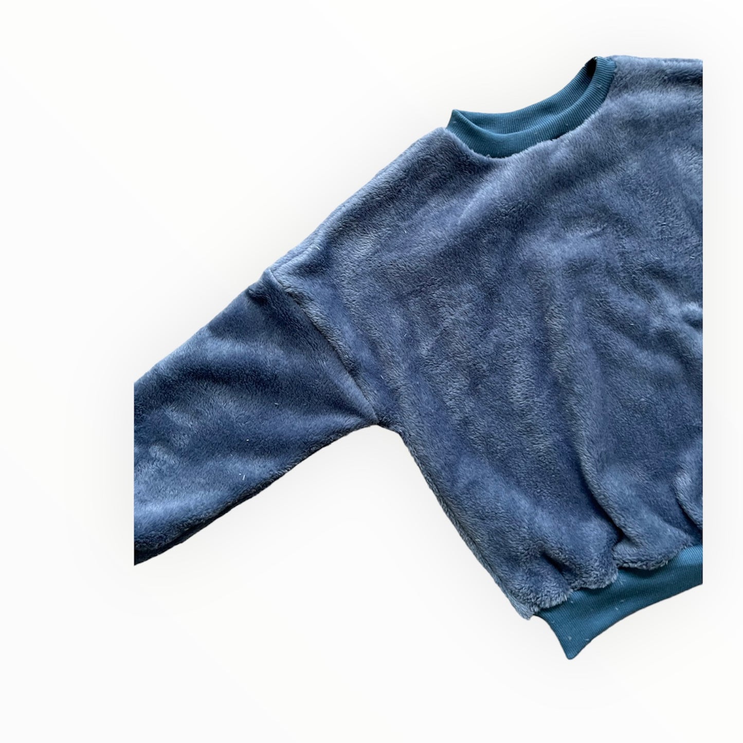 Unicolor Sweater Jeansblauw