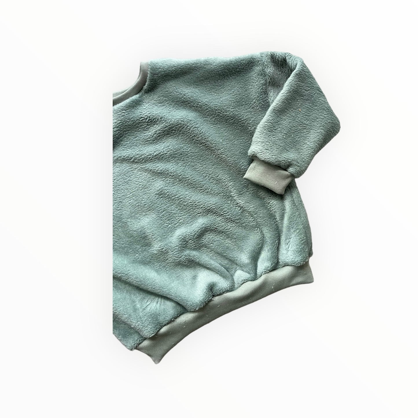 Unicolor Sweater Oud Groen