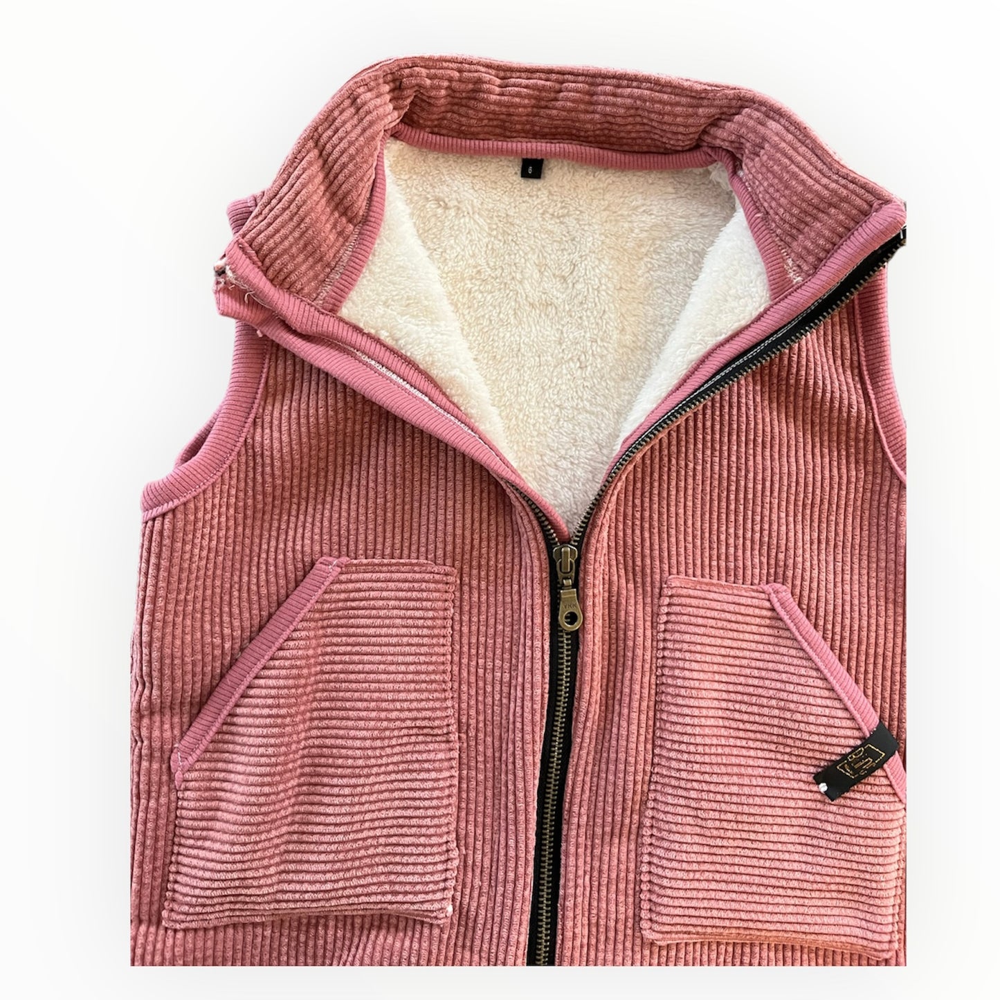 Roze bodywarmer