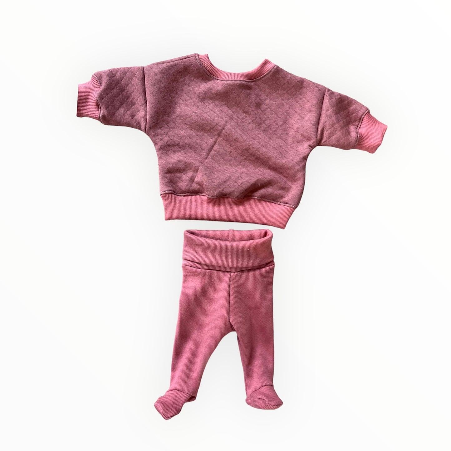 Baby home wear roze 0 maand