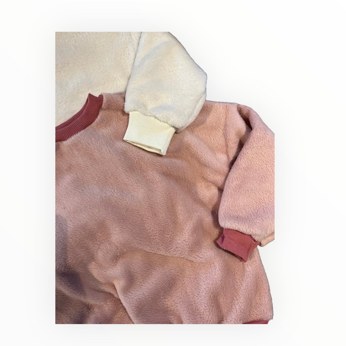 Unicolor sweater roze 8y