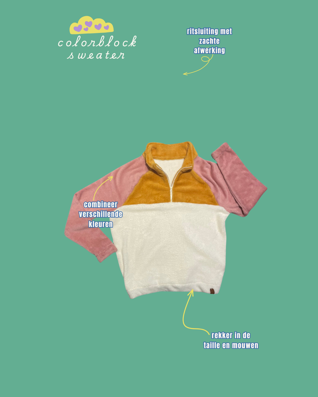 Off white Colourblock Sweater 9y
