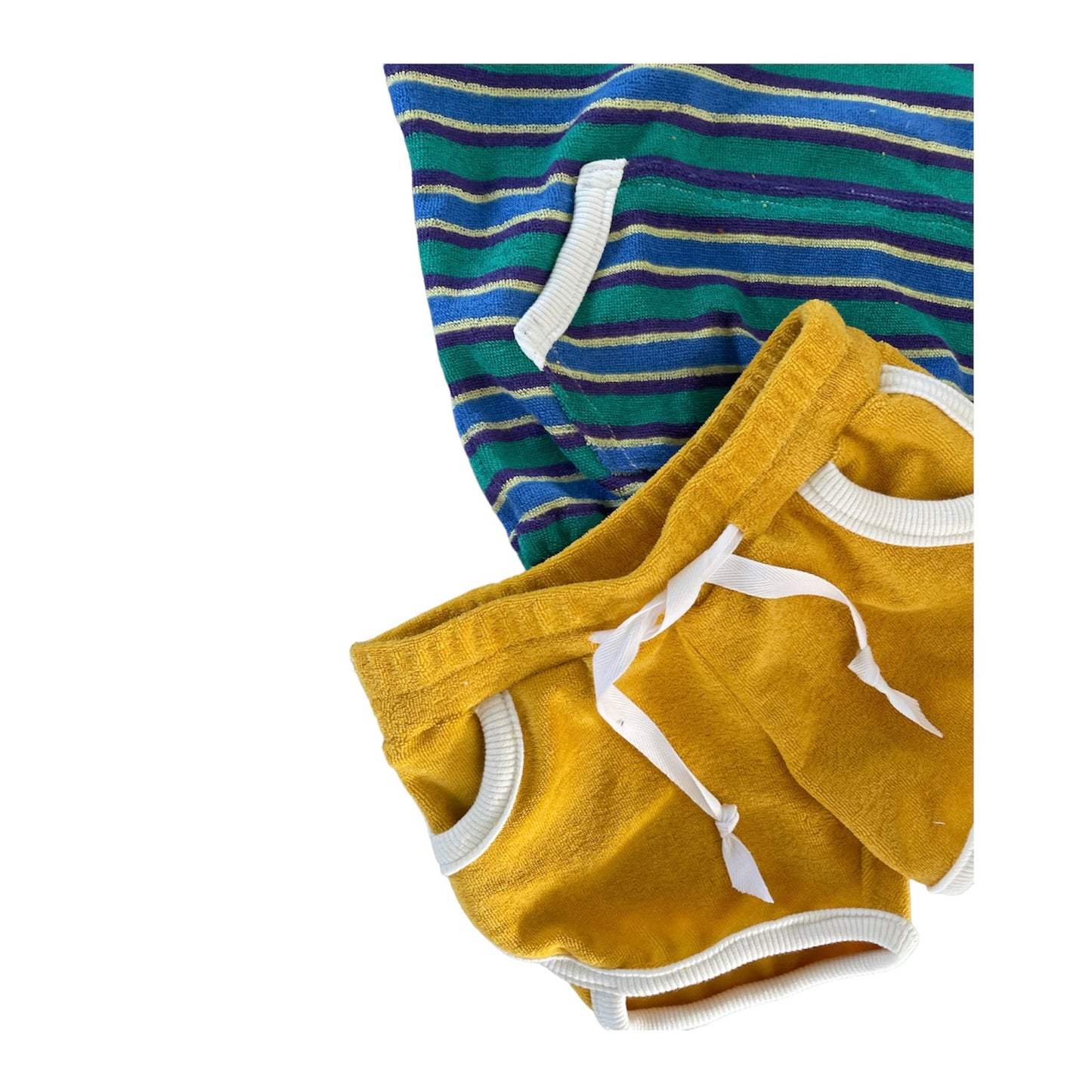 Sponsen shortje volwassenen (diverse gestreepte kleuren)