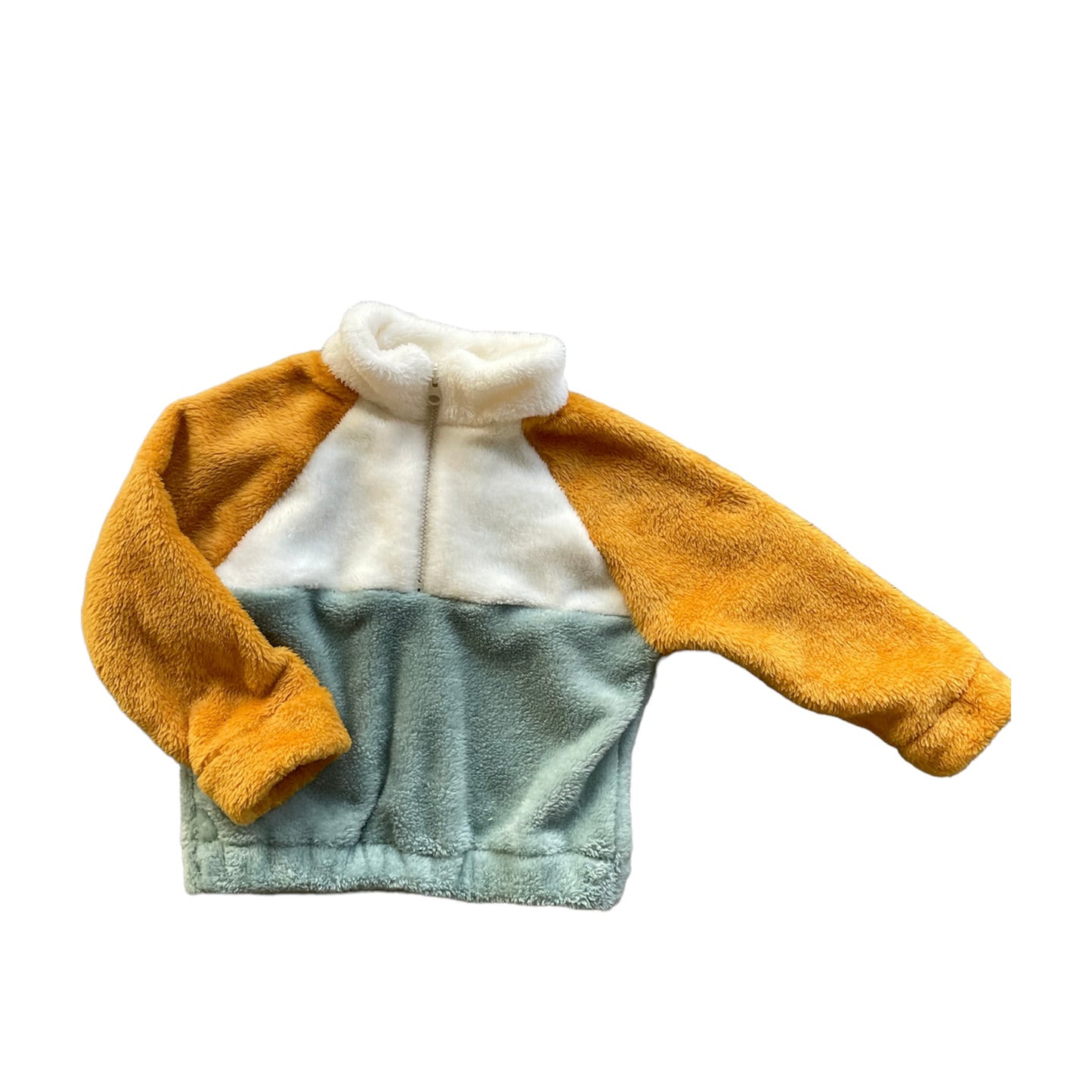 Mint groen Colourblock Sweater LARGE