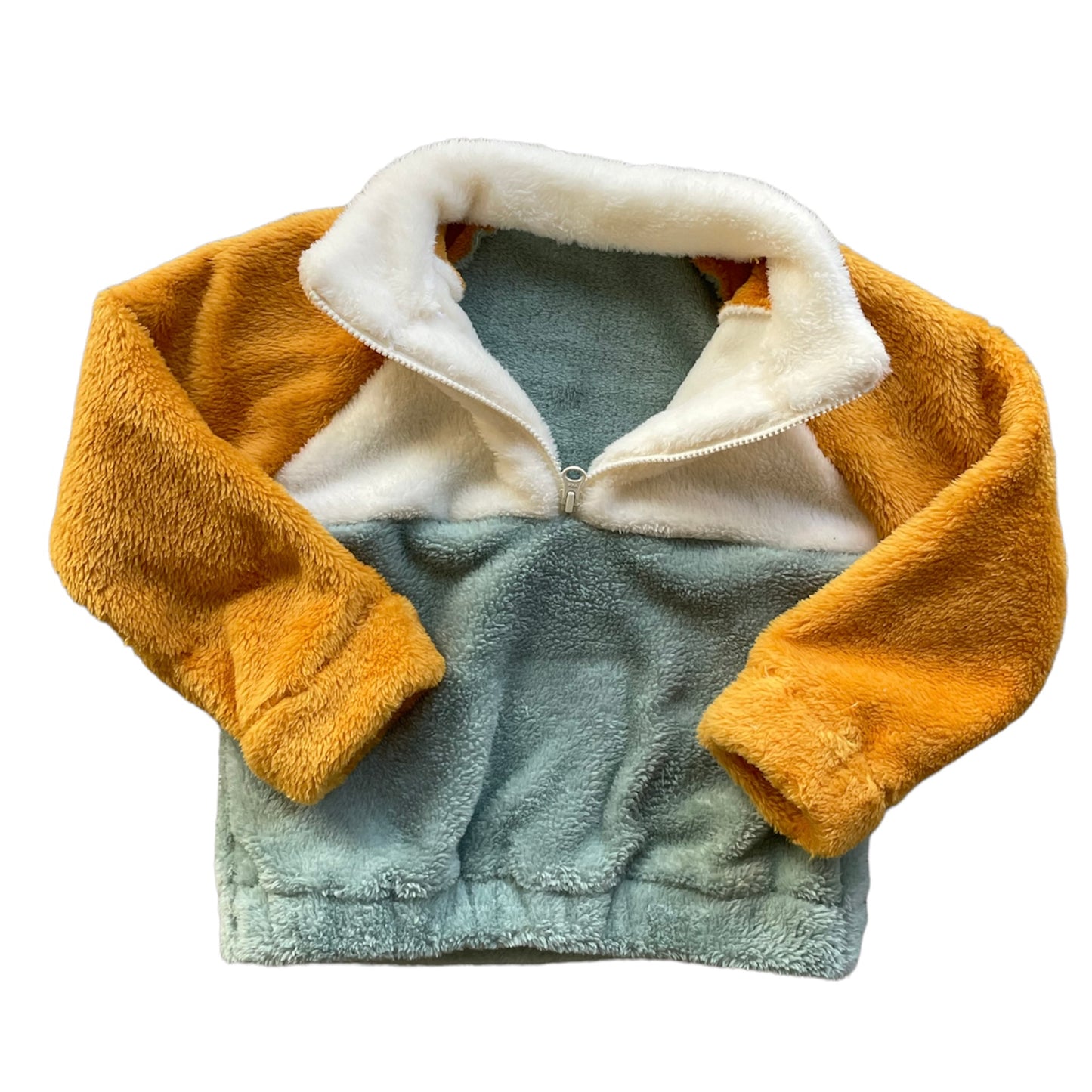 Mint groen Colourblock Sweater MEDIUM