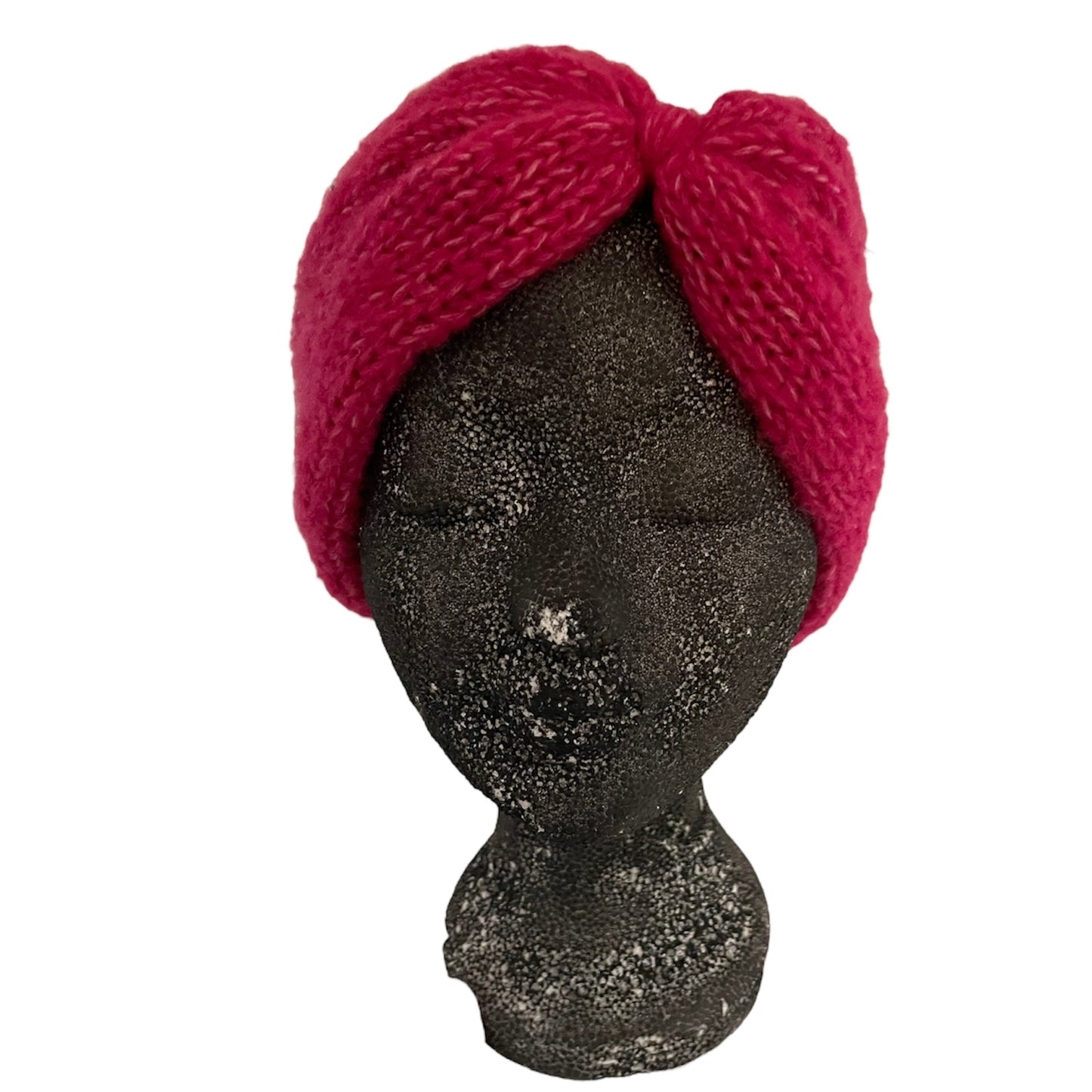 Fuchsia haarband met vlinder knoop uit stock