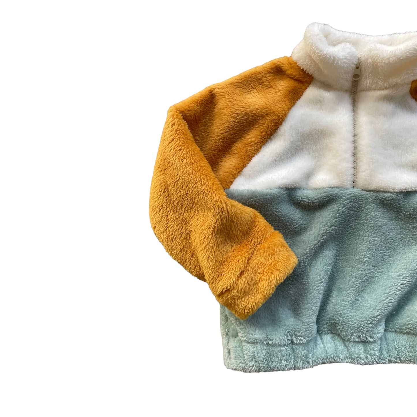 Mint groen Colourblock Sweater LARGE