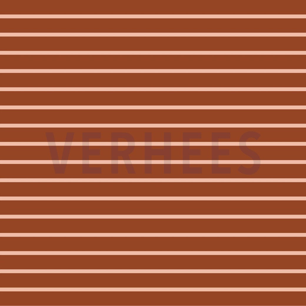French terry Terracotta/zalm