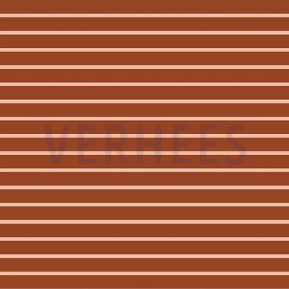 French terry Terracotta/zalm