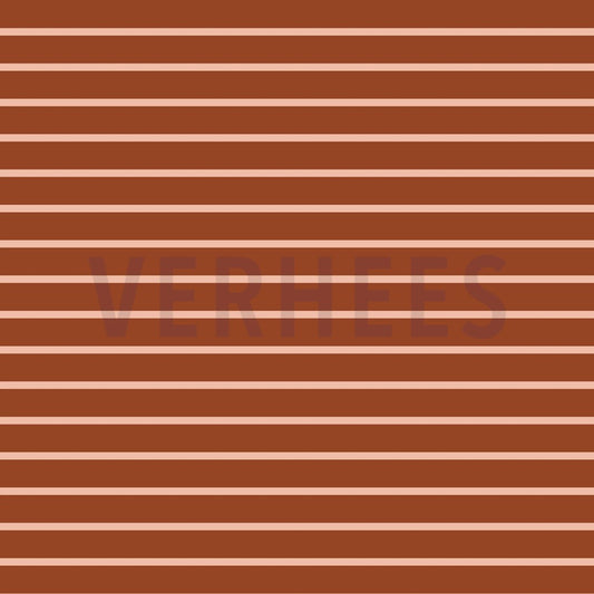 French terry Terracotta/zalm