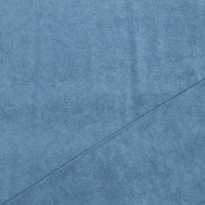 Stretch badstof jeansblauw