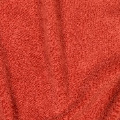 Stretch badstof terracotta