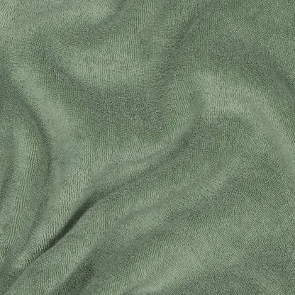 Stretch badstof oud groen