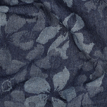 Jacquard jeans bloemen