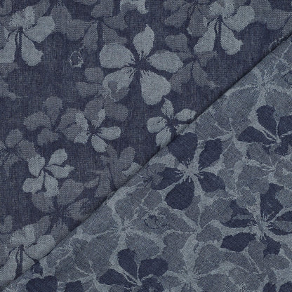 Jacquard jeans bloemen