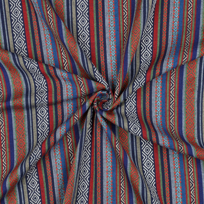 Jacquard retro bohemian stripes