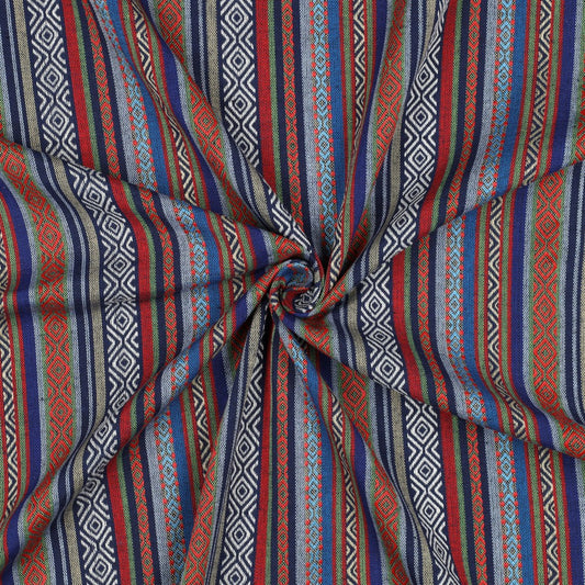 Jacquard retro bohemian stripes