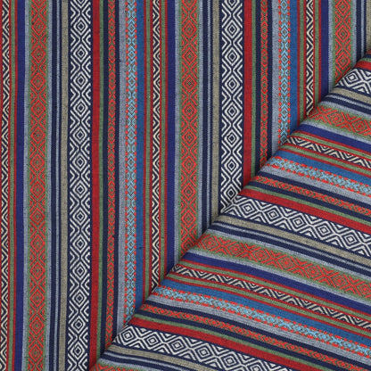 Jacquard retro bohemian stripes