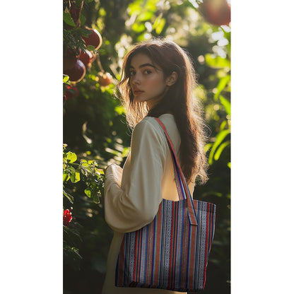 Jacquard retro bohemian stripes