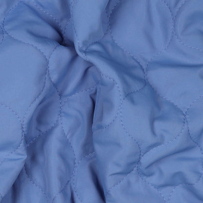 Double face/stepped stof Lavendel blauw