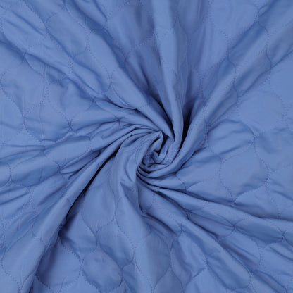 Double face/stepped stof Lavendel blauw