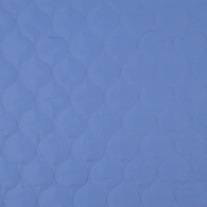 Double face/stepped stof Lavendel blauw