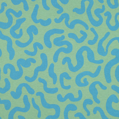 Jogging print groen/blauw